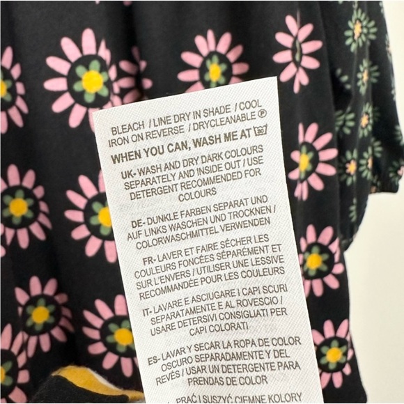 BODEN Floral Long Sleeve Tiered Jersey Maxi Dress in Hotch Potch Multi Womens 10 - Picture 10 of 10